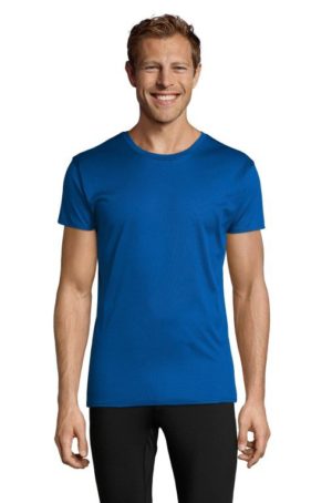 Sol s Sprint - 02995 Unisex αθλητικό T-shirt 100% Πικέ πολυέστερ, 130grs ROYAL BLUE-241