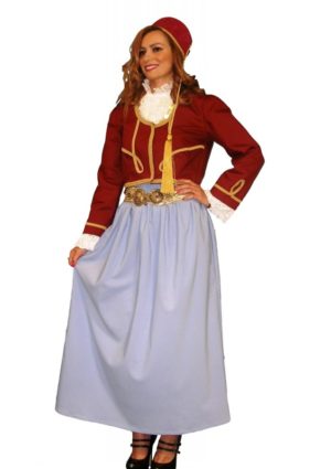 Παραδοσιακή Φορεσιά ΑΜΑΛΙΑ Εφηβική & Γυναικεία MARK573 Χωρίς Πόρπη 3 σειρές κολιέ με 45 φλουριά
