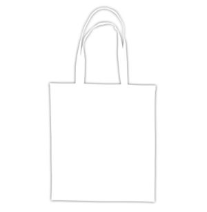 UBAG Rio τσάντα αγοράς με μακριά χερούλια 100% πολυεστέρας 145gsm Διαστάσεις: 38x42cm Χωρητικότητα: 10L WHITE