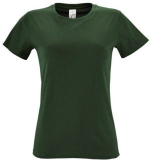 Sol s Regent Women 01825 Γυναικείο t-shirt 100% Ringspun βαμβάκι σεμί-πενιέ BOTTLE GREEN-264
