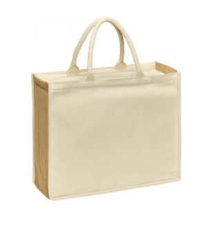 UBAG RIVIERA Ισοθερμική τσάντα από βαμβάκι και γιούτα 100% Βαμβάκι, 100% Jute 43 x 34 x 16εκ NATURAL
