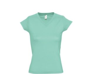 Sol s Moon 11388 Γυναικείο t-shirt Jersey 150 γρ. - 100% βαμβάκι Ringspun σεμί-πενιέ MINT-285