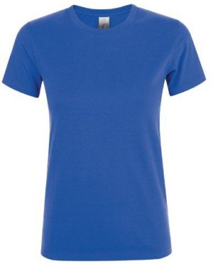 Sol s Regent Women 01825 Γυναικείο t-shirt 100% Ringspun βαμβάκι σεμί-πενιέ ROYAL BLUE-241