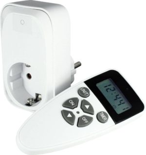 Ecosavers Remote Control Timer Switch Διακόπτης Πρίζας με τηλεχειριστήριο & χρονοδιακόπτη