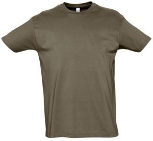 Sol s Imperial 11500 Ανδρικό t-shirt Jersey 190gr 100% βαμβάκι ARMY-269