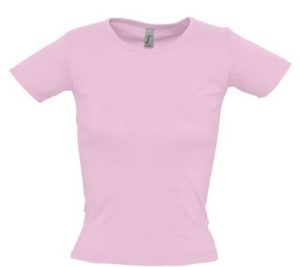 SOL S LADY R 11830 Γυναικείο T-shirt 100% Βαμβάκι Ringspun σεμί πενιέ PINK-147
