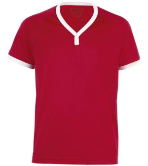Sol s Atletico Kids 01176 Παιδική μπλούζα 100% Interlock πολυέστερ 140g RED/WHITE-908