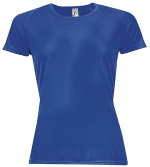 SOL S SPORTY WOMEN - 01159 t-shirt Polyester Δίχτυ 140 γρ. 100% πολυέστερ ROYAL BLUE-241