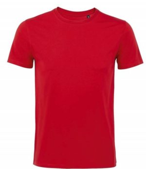 SOL S MARTIN MEN 02855 Ανδρικό T-shirt Jersey 155g/m 100% Βαμβάκι Ringspun πενιέ RED-145