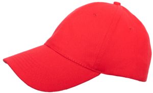Stealth - 00835 Εξάφυλλο καπέλο τζόκεϊ 100% Βουρτσισμένο βαμβάκι RED