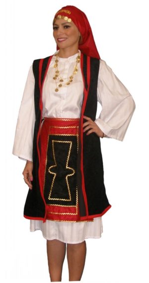 Παραδοσιακή Φορεσιά ΣΑΡΑΚΑΤΣΑΝΑ Εφηβική & Γυναικεία MARK627 1 Σειρά Κολιέ Χωρίς Πόρπη