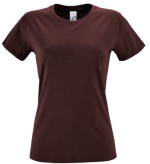 Sol s Regent Women 01825 Γυναικείο t-shirt 100% Ringspun βαμβάκι σεμί-πενιέ BURGUNDY-146