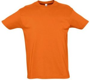 Sol s Imperial 11500 Ανδρικό t-shirt Jersey 190gr 100% βαμβάκι ORANGE-400