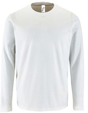 Sol s Imperial LSL Men 02074 Ανδρικό μακρυμάνικο T-shirt WHITE-102