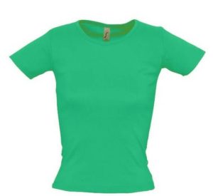 SOL S LADY R 11830 Γυναικείο T-shirt 100% Βαμβάκι Ringspun σεμί πενιέ BRIGHT GREEN-276