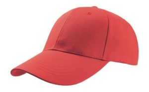 ATLANTIS ZOOM Εξάφυλλο καπέλο τζόκεϊ 65% Πολυέστερ - 35% Βαμβάκι RED