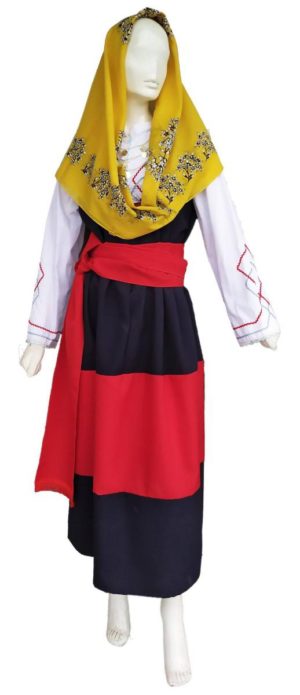Παραδοσιακή φορεσιά Μανιάτισσα Γυναικεία MARK776 1 Σειρά Κολιέ Χωρίς Μαντήλι