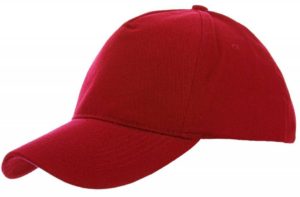 CORE 00837 Πεντάφυλλο καπέλο τζόκεϊ 100% Βουρτσισμένο βαμβάκι 250gr RED