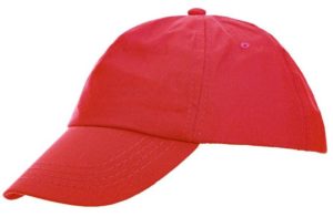Fun 00806 Παιδικό καπέλο τζόκει 100% βαμβάκι Νο56 πίσω κούμπωμα χρατς RED