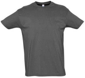 Sol s Imperial 11500 Ανδρικό t-shirt Jersey 190gr 100% βαμβάκι DARK GREY-384