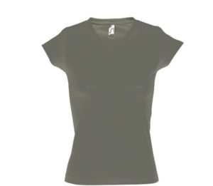 Sol s Moon 11388 Γυναικείο t-shirt Jersey 150 γρ. - 100% βαμβάκι Ringspun σεμί-πενιέ KHAKI-268