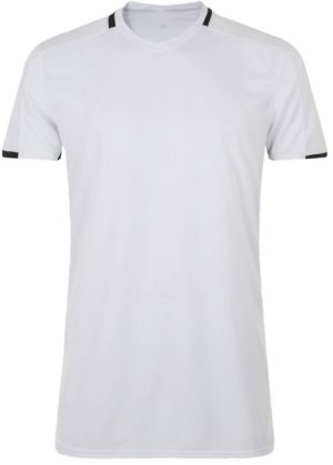 Sol s Classico - 01717 Αθλητική μπλούζα ενηλίκων Πολυεστερικό Δίχτυ 150gsm - 100% Διαπνέον Πολυέστερ WHITE/BLACK-906