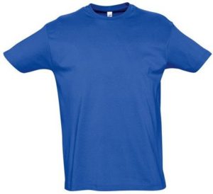 Sol s Imperial 11500 Ανδρικό t-shirt Jersey 190gr 100% βαμβάκι ROYAL BLUE-241