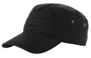 San diego Καπέλο στρατιωτικού τύπου 100% Βαμβάκι PF CONCEPT BLACK