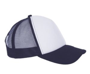 Sol s Bubble 01668 Πεντάφυλλο καπέλο με δίχτυ τζόκεϊ με σφουγγάρι WHITE/FRENCH NAVY-989
