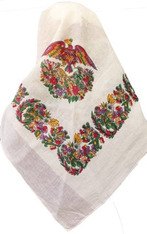 Παραδοσιακή μαντήλα MARK790 Αξεσουάρ Παραδοσιακής Στολής WHITE