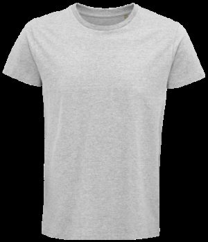 Sol s Crusader Men - 03582 Ανδρικό οργανικό T-shirt Jersey 150gsm 100% Οργανικό βαμβάκι GREY MELANGE-350