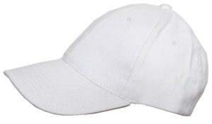 Stealth - 00835 Εξάφυλλο καπέλο τζόκεϊ 100% Βουρτσισμένο βαμβάκι WHITE