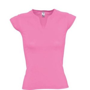 SOL S MINT 11165 Γυναικείο T-shirt Jersey 170grs - 95% Βαμβάκι Ringspun πενιέ - 5% Ελαστάν ORCHID PINK-136