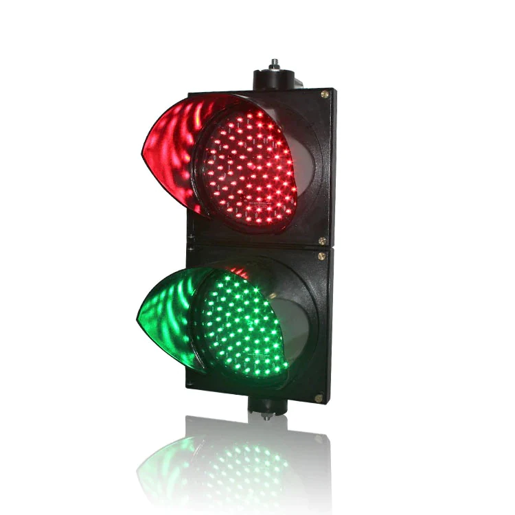 Φανάρι κυκλοφορίας LED δύο πεδίων διαμέτρου 200mm σε κόκκινο - πράσινο χρώμα (TRL-200-LED)
