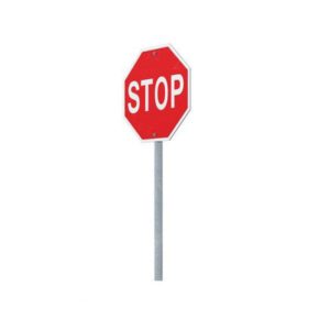 Πινακίδα STOP σχολικού τροχονόμου αλουμινίου - KID-STOP