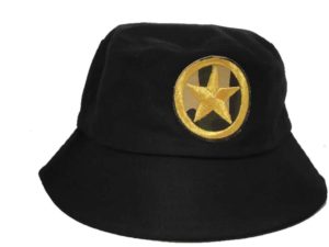 Kostibas 5498-702MN, Καλοκαιρινά καπέλα, Bucket, Διπλής όψης, Μαύρο