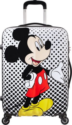 American Tourister 64479-7483 Disney Legends Mickey Polka Dot, Σκληρή, Μεσαία, Μαύρο/Λευκό