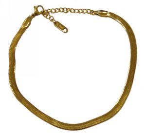 Βραχιόλι, Kostibas 1513-874X, Ατσάλι, Snake, Χρυσό