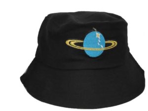 Kostibas 5498-703BH, Καλοκαιρινά καπέλα, Bucket, Διπλής όψης, Μαύρο, Μπλε σκούρο