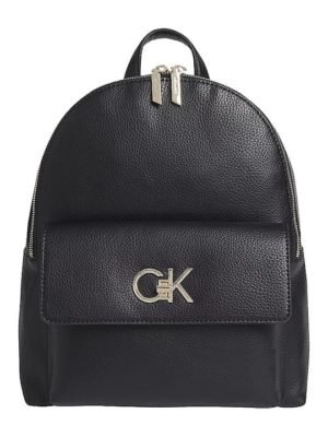 Calvin Klein K60K609428, Backpack/Ωμοπλάτης, Δερματίνη, Μαύρο