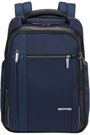 Samsonite 137256-1277, Laptop Backpack, Σακίδιο 14,1 inch Πλάτης, Ύφασμα, Μπλε σκούρο