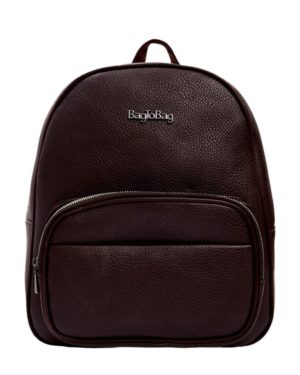 Bagtobag YR7002, FW-24, Backpack/Ωμοπλάτης, Τεχνόδερμα, Σκούρο Καφέ