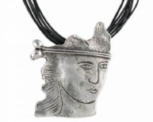 Kostibas 1010-493, Κολιέ, Αρχαιοελληνικό, Μεταλλικό, Ασημί