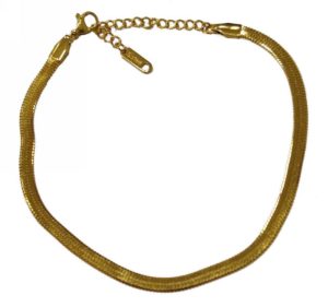 Βραχιόλι, Kostibas 1513-872X, Ατσάλι, Snake, Χρυσό