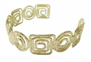 Βραχιόλι, Kostibas 1512-762X, Αρχαιοελληνικό, Μεταλλικό, Χρυσό