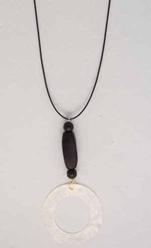 Kostibas 1015-852MA, Με μοτίφ, Ξύλο, Κοχύλι, Μαύρο