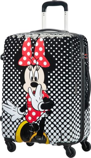 American Tourister 64480-4755 Disney Legends Polka Dot Minnie, Σκληρή, Μεγάλη, Μαύρο/Λευκό