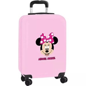 Safta 612312851 Minnie Mouse Pink, Σκληρή, Μικρή/Καμπίνας 55cm, Ροζ