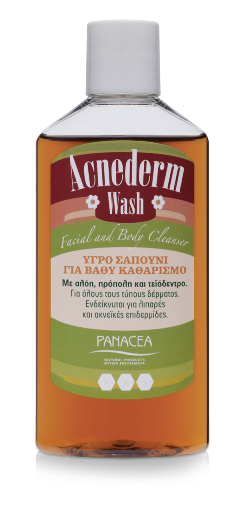 Υγρό Σαπούνι για την Ακμή Acnderm Wash Panacea Natural Products 200ml