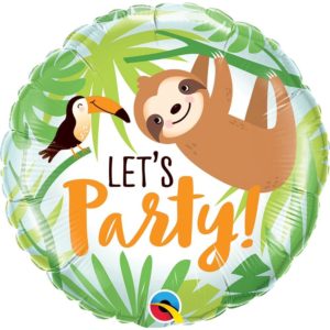 Μπαλόνι φοιλ 18 Let s Party Toucan & Sloth Βραδύποδας και Τουκάν 46εκ 012259